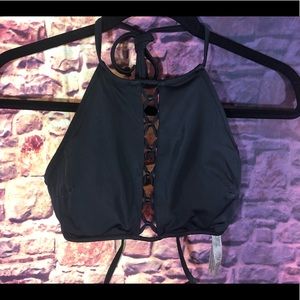 Pink Victoria’s Secret bra swim top